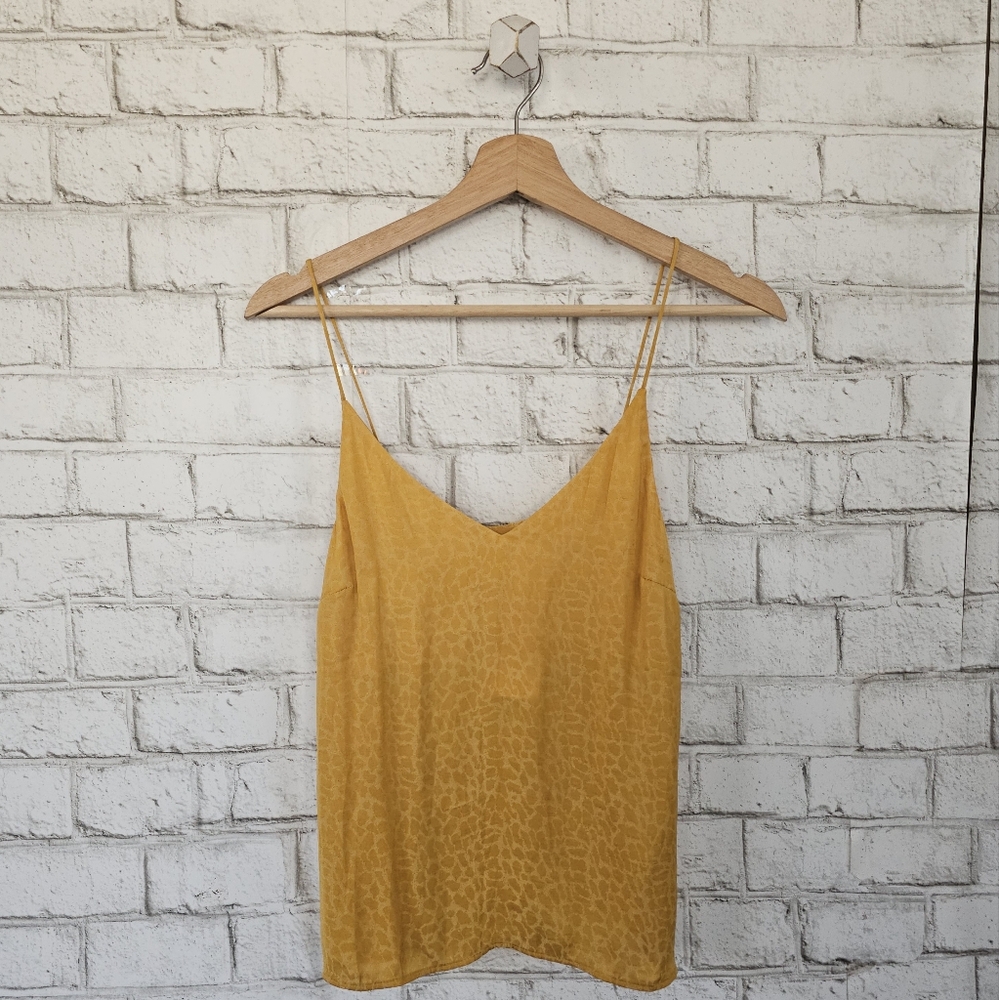 ☆ H&M Yellow Leopard Print Camisole